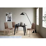 Stressless® Polsterstuhl Laurel, Low Back, Größe M, mit abgerundeten Beinen in Schwarz beige|braun