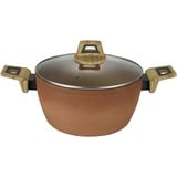 Amercook TERRACOTTA Schmortopf mit Deckel 20cm 3L.