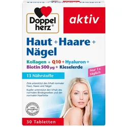 Doppelherz aktiv Haut + Haare + Nägel 30 St