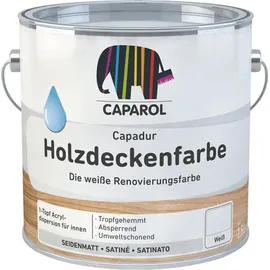 Caparol Capadur Holzdeckenfarbe weiß seidenmatt 2,5 l