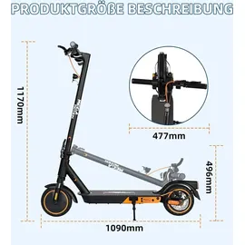 Mega Motion Elektroscooter E-Scooter mit Straßenzulassung ABE 8.5 Zoll Elektroroller mit 400W, APP, 20KM/H, 7,8AH 15KG Gewicht, faltbar, Duales Brems, Zwei Stoßdämpfer, Geeignet für Erwachsene