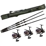 Lineaeffe Top Carp 3er Set Länge 3,60m Wurfgewicht 2,75lbs
