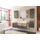 MID.YOU Mason Hochschrank 37 x 152 x 24 cm Grau/Eiche Holz