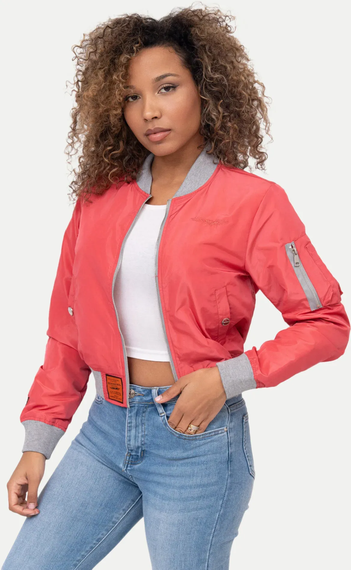 Bomberjacke MA1 Rot S