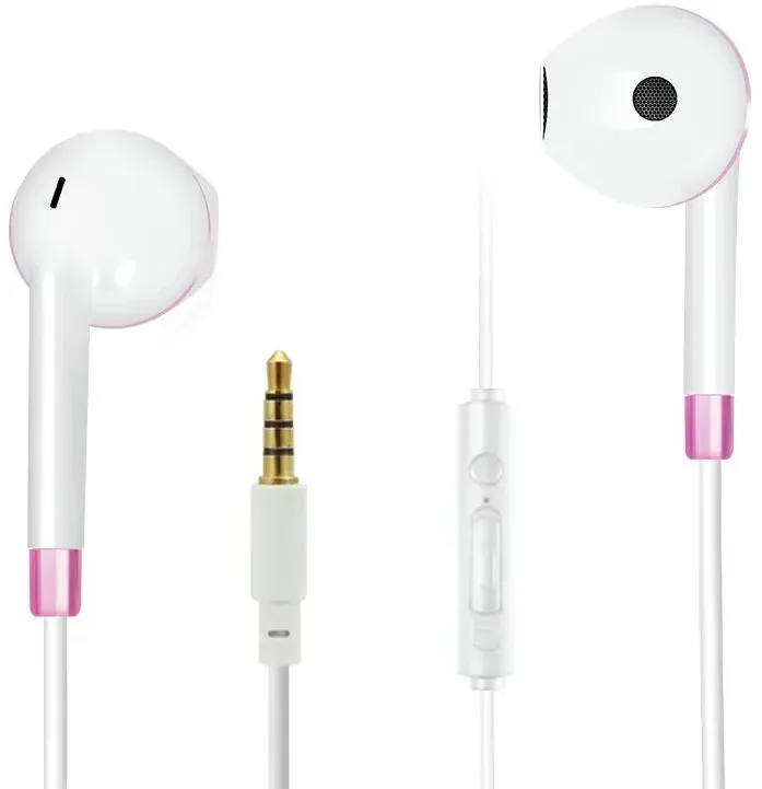 2GO 795965 Kopfhörer & Headset Kabelgebunden im Ohr Anrufe/Musik Rose, Weiß