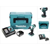 Makita DTD 155 RF1J 18 V Brushless Li-Ion Akku Schlag Schrauber im Makpac + 1 x BL1830 3,0 Ah Akku + 1 x DC 18 RC Ladegerät