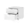 Sconto Nachtschrank Dreamer 45 x 43 x 42 cm Weiß