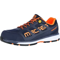 Sicherheitshalbschuhe S1P "MACTRONIC" blau/orange - 38 - Orange, Blau