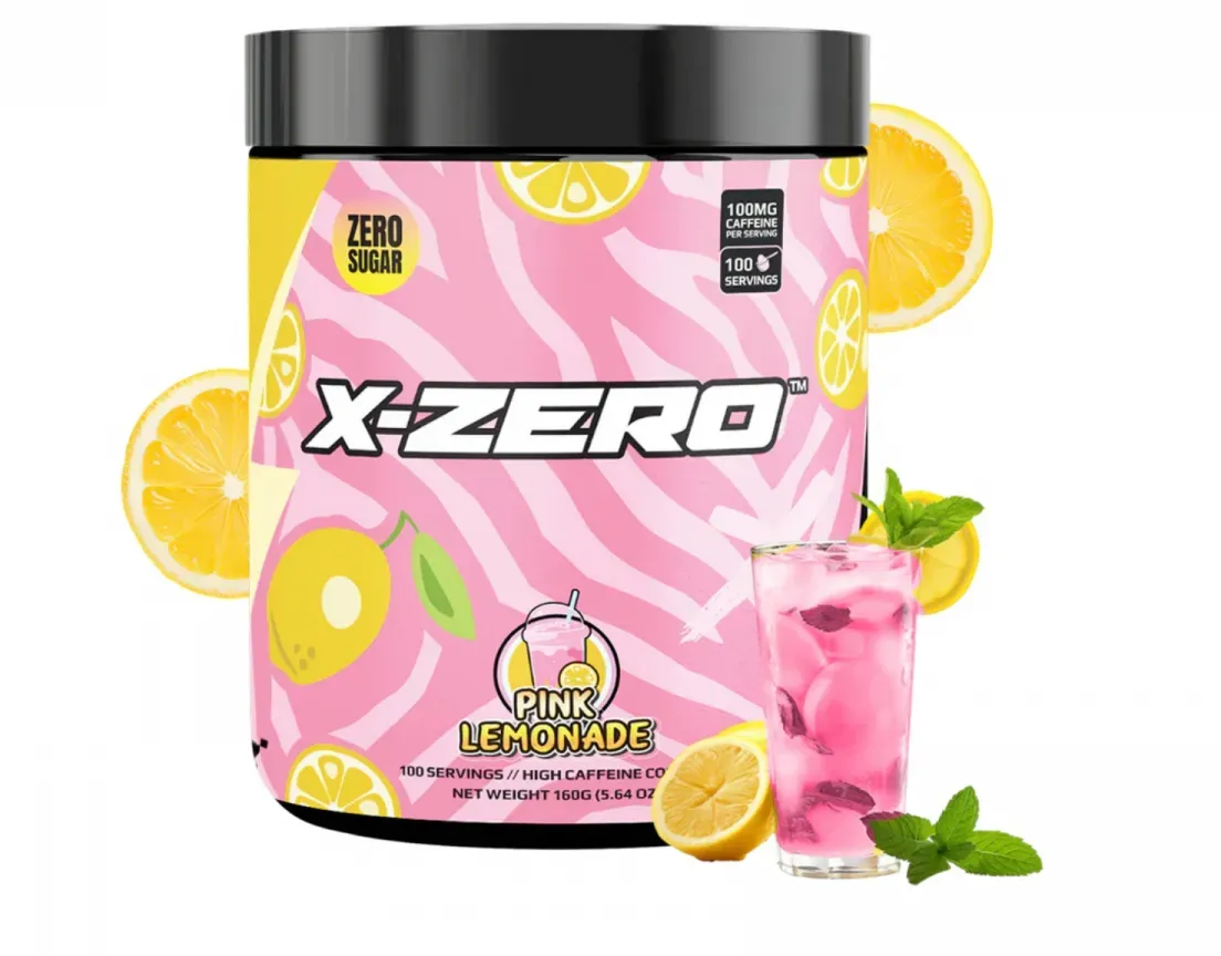 X-Gamer X-Zero Pink Lemonade - 100 Portionen