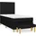 vidaXL Boxspringbett 100 x 200 cm Schwarz