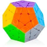 COOJA Zauberwürfel Megaminx 3x3, Speed Cube Magischer Würfel Dodekaeder Speedcube, Schnelles Glattdrehen Robust Spielzeug Geschenk für Jungen Mädchen