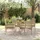 vidaXL Garten Essgruppe 5-tlg. Beige