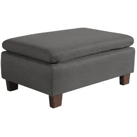 58 aufm Kessel Polsterhocker Kaylil Flachgewebe 58 x 0 x 0 cm Anthrazit