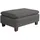 58 aufm Kessel Polsterhocker Kaylil Flachgewebe 58 x 0 x 0 cm Anthrazit