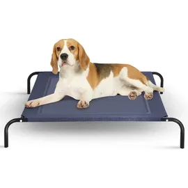 Costway Hundesofa Metall Sommer 130 x 90 cm grau