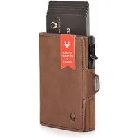 DONBOLSO Wallet Flip Geldbörse braun