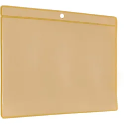 10 Palettenfußtaschen gelb, Hart-PVC|Weich-PVC