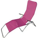 Gartenliege Saunaliege Pink Sonnenliege Relaxliege Strandliege L142xB58xH99cm