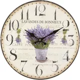 Ambiente Haus Wanduhr 28 cm 28 lila