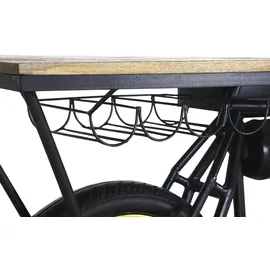 INTERHOME Bartisch 187 x 83 x 44 cm Schwarz/Gelb