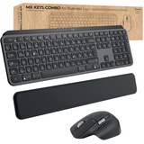 Logitech MX Keys Combo for Business Gen 2, schwarz, Logi Bolt, USB/Bluetooth, DE (920-010926)