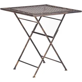 Beliani Bistroset 2-tlg. Schwarz/Gold