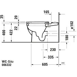 Duravit Darling New WC-Sitz Weiß
