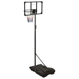 vidaXL Basketballständer Transparent 216-250 cm