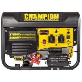 Champion Power Equipment mobiles Stromaggregat Benzin 3500 Watt Notstromaggregat