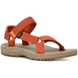 Sandale TEVA "W WINSTED", Gr. 36, braun (potters clay), Textil, sportlich, Schuhe