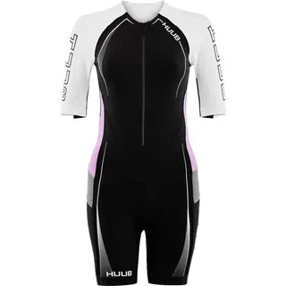 Huub Anemoi 2 Sub22 Fl Kurzarm-trisuit - Black / White / Aqua - L