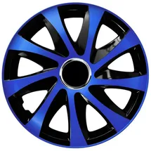 NRM Radzierblende Drift EXTRA schwarz/blau 16 Zoll 4er Set