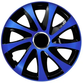 NRM Radzierblende Drift EXTRA schwarz/blau 16 Zoll 4er Set