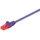 goobay 95272 CAT 6 Patchkabel, U/UTP, Violett