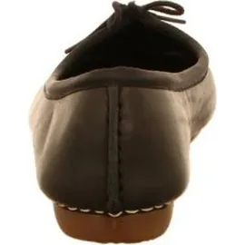 CLARKS Freckle Ice Ballerinas Black Leather 37 1/2