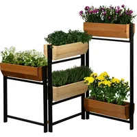 Dobar dobar® Vertikalbeet Flexi mit 5 Stufen - Flexibles