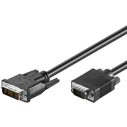 DVI-I/VGA FullHD Kabel zum übertragen von Videosignalen vom PC zum Monitor