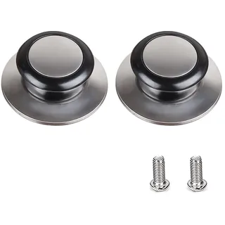 2 Stück Topfdeckelgriff Topfdeckelknopf Topfgriffe Deckelknopf Universal Topfdeckelknöpfe Topfdeckel Griff Ersatzknöpfe Griffe