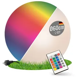 8 seasons DESIGN Kugelleuchte LED Ø 60 cm wetterfest E27 750 lm 15 Farben weiß