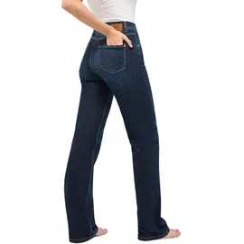 Angels Jeans Lara mit weitem Bein in dunklem Indigo Used-D38 / L28