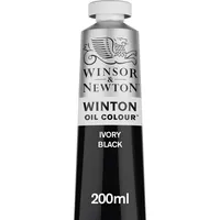 WINSOR & NEWTON Winton Ölfarbe 200 ml Elfenbeinschwarz