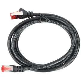 goobay CAT 6 Patchkabel, S/FTP (PiMF), Schwarz