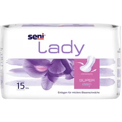 SENI LADY atmungsaktive Einlagen, Super