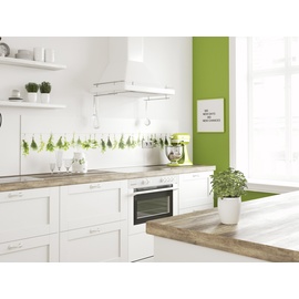 Weitere Küchenrückwand WandArt easy 120 x 58,5 cm, 3 mm, herbs line