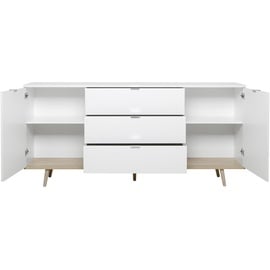 Finori Sideboard Göteborg 180 x 87 x 40 cm weiß