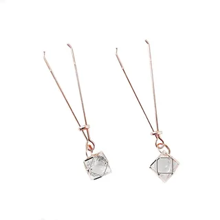 Adefeect Nippelklemmen Brustklemmen Brustklemmen Roségold,Schamlippen Klammern Sex Klitoris Clip Cosplay für Paare Erwachsene Sexspielzeug