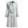 khujo Trenchcoat "HERA", Damen, Gr. XS, blau (bleached blau), Web, 100% Baumwolle, regular fit knielang, eingesetzt abgesteppte Kante verstellbar, Mäntel