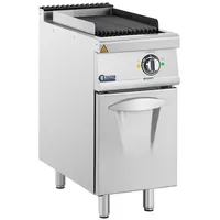 Royal Catering - Lavastein-Grill mit Unterschrank 4,5 kW 400