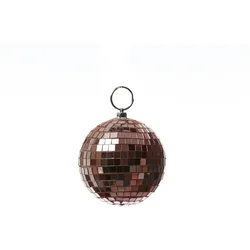 SATISFIRE Spiegelkugel 10cm kupfer Discokugel Mirrorball Party Disko Deko