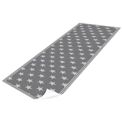 mySPOTTI Vinyl Teppich »Mini«, BxL:255 cm x 65 cm, grau